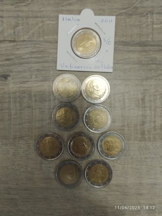 Monedas 2€ Italia: varios!