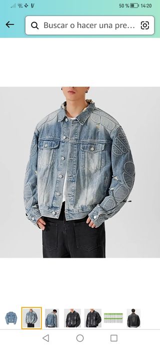 Chaqueta vaquera con acolchado - 2XL