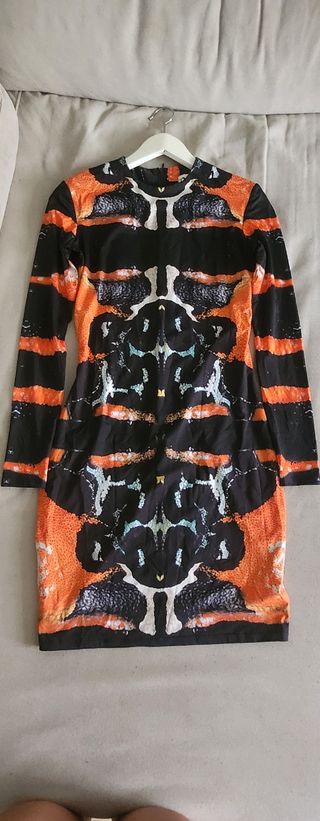Vestido estampado serpiente