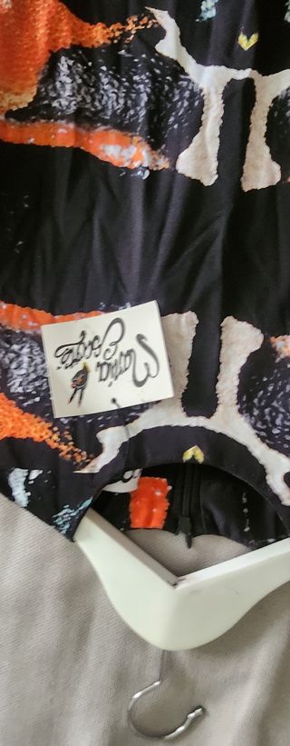 Vestido estampado serpiente