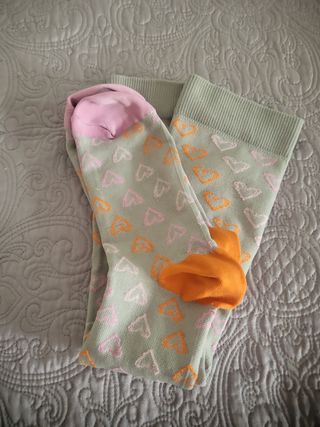 Calcetines compresión corazones