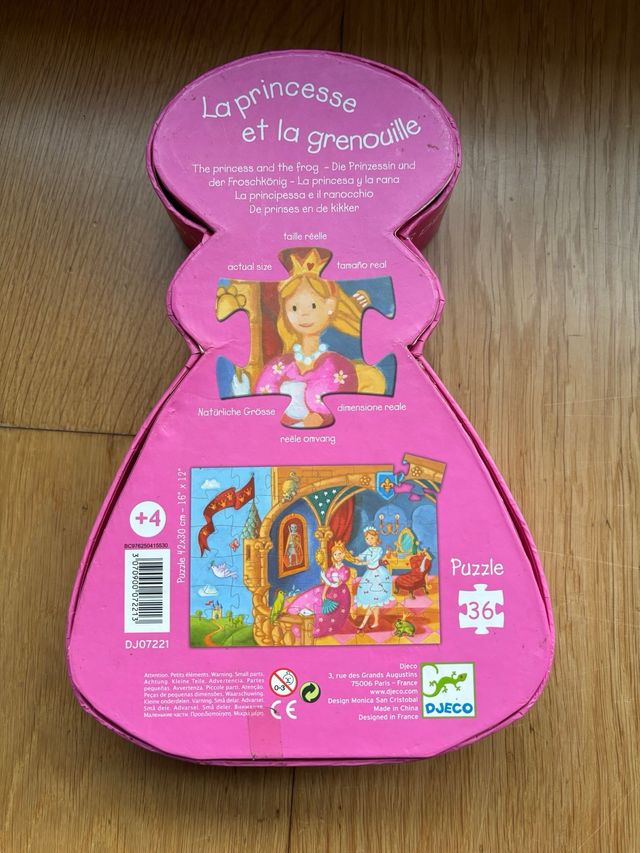 Puzzle Djeco Princesa 36 piezas