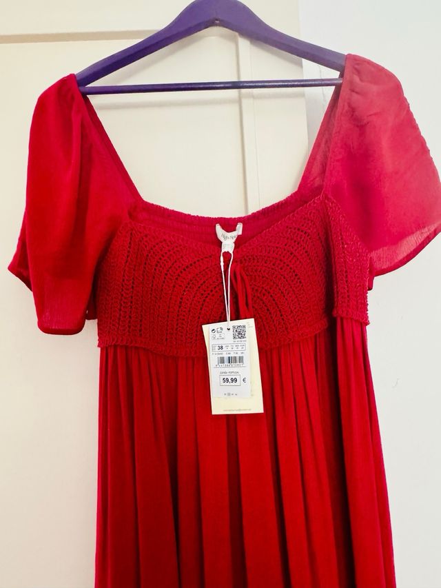 Vestido High Spirits rojo midi - M
