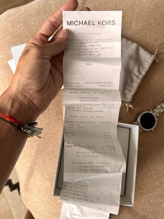 Reloj Michael Kors Smartwatch plateado