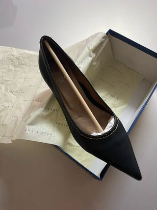 Zapatos Aura Blanc azul marino, talla 39.