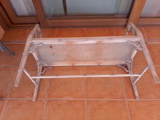 Urgente !!!  Banqueta (chippendale) falso bambú