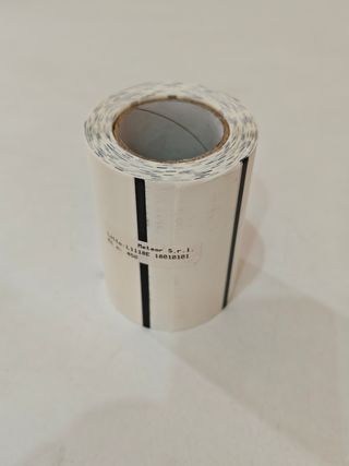 100000 Etichette adesive trasparenti 120x43mm