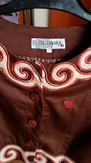 Chaqueta corta Ofelia Mara - Bordada