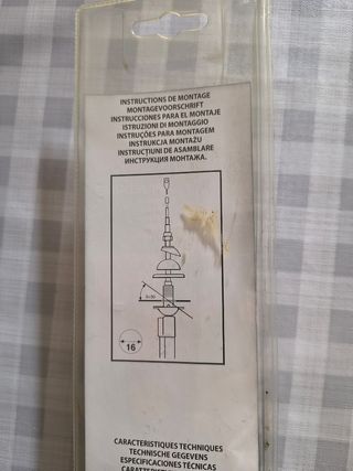 Antena Coche Telescópica Nordauto 314383