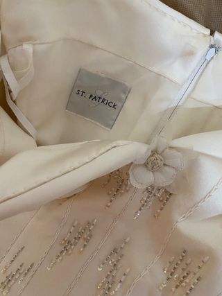 Vestido novia St. Patrick blanco roto