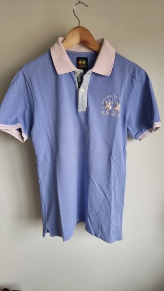 Polo La Martina celeste