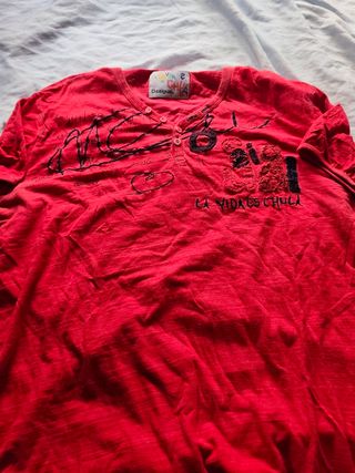 Polo Desigual roja XL