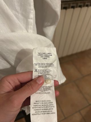 Camicia U.S. Polo Assn. Lino XXL bianca