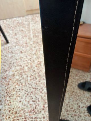 Espejo tocador madera oscura
