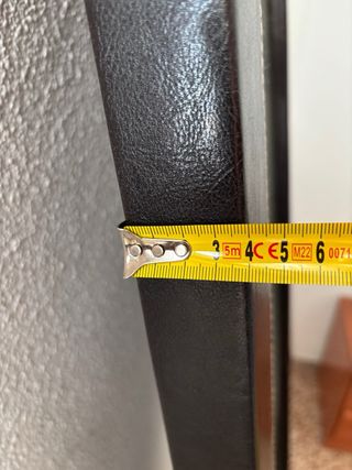 Espejo tocador madera oscura