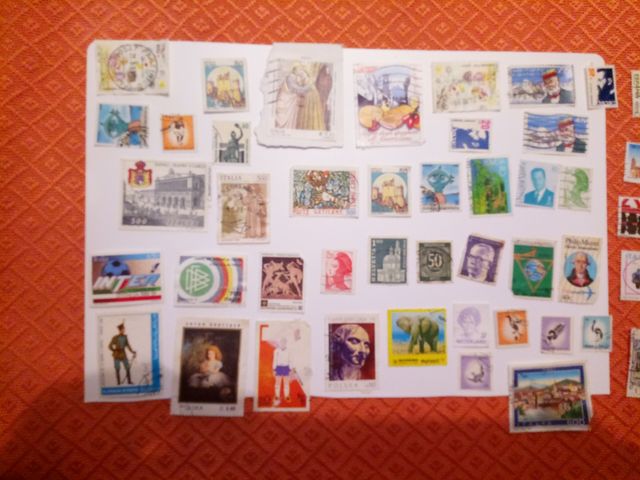 Collezione francobolli vintage