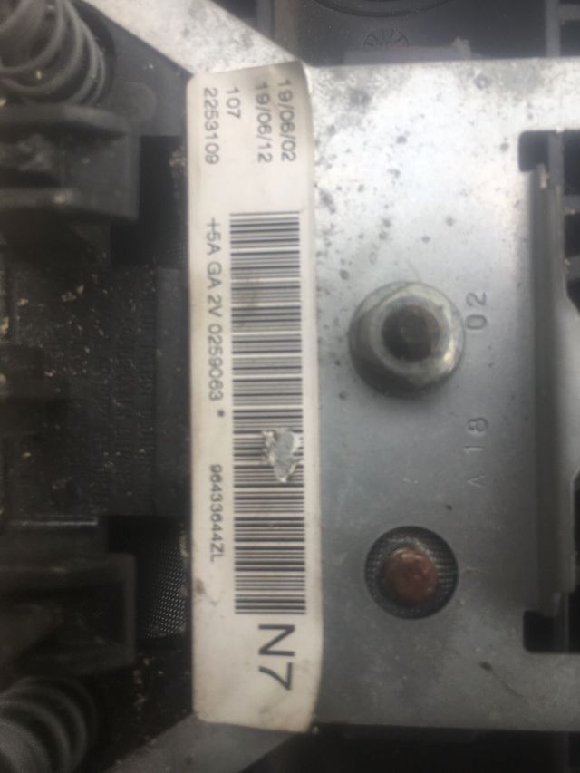 Airbag citroen dos enchufes