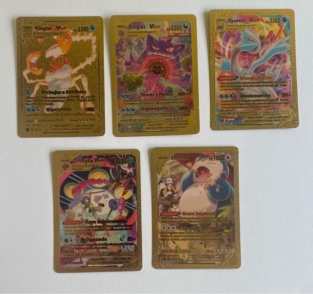 Cartas Pokémon Doradas (19)