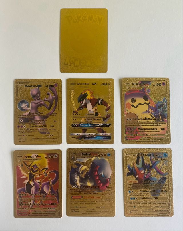Cartas Pokémon Doradas (19)