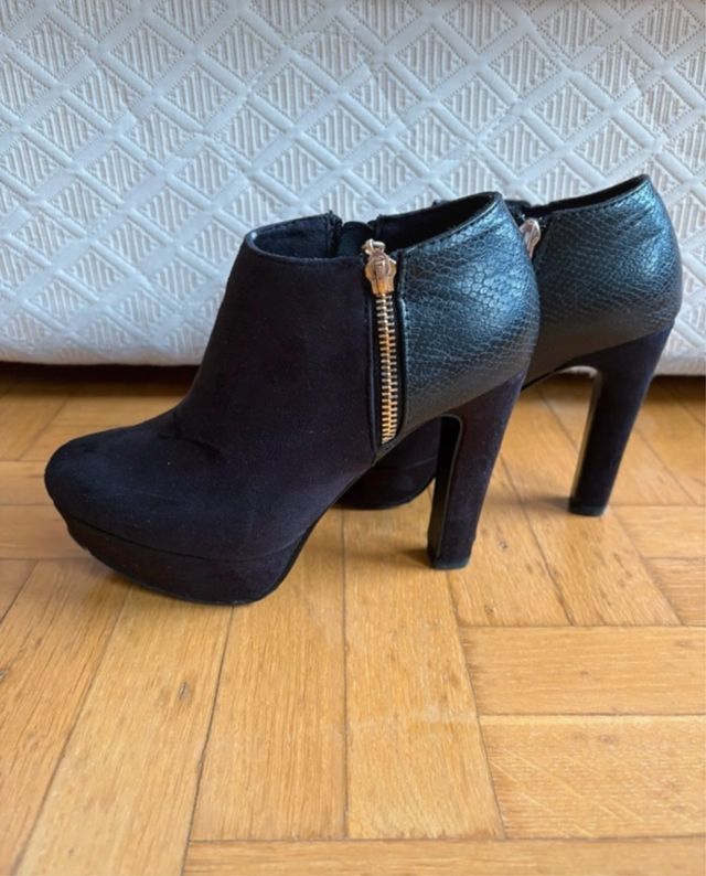 Botines MaryPaz negros tacón alto