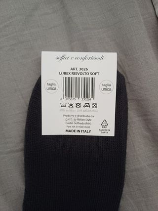 Calzini Goffredo Berenzi morbidi neri
