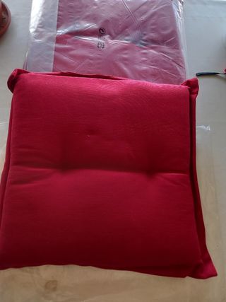 Cojines granate jardín - 2 uds.