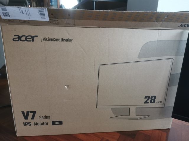 Monitor Acer V287k 28" 4K HDR Pantalla PC