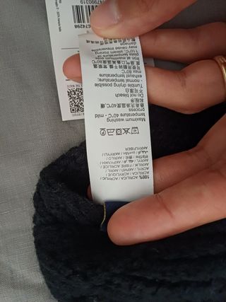 Fascia OVS nera - Calda e comoda