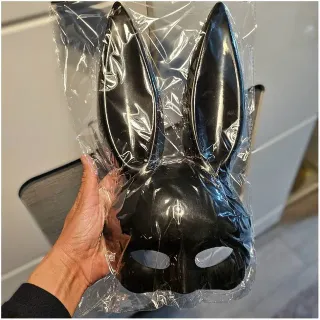 Máscara conejo Sexy para Disfraz Seductor negro
