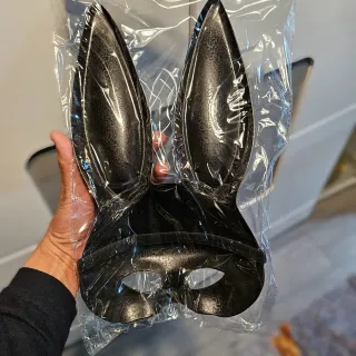 Máscara conejo Sexy para Disfraz Seductor negro
