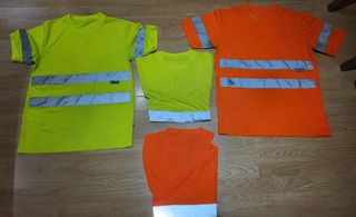 Lote de Camisetas reflectantes Velilla - 4 uds