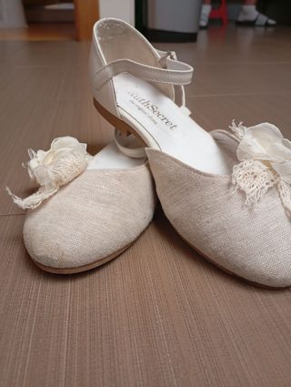 Zapatos comunión RuthSecret beige