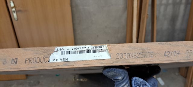 Puertas interiores macizas - 2 unidades