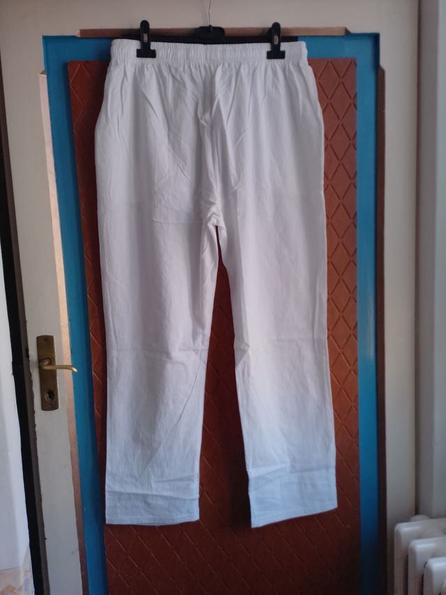 Pantaloni di lino e Cotone Bianchi - estivi. 