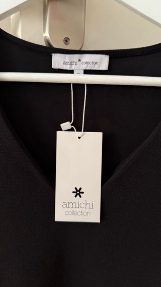 Blusa Amichi negra - Talla S