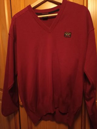 Jersey Paul Shark rojo L
