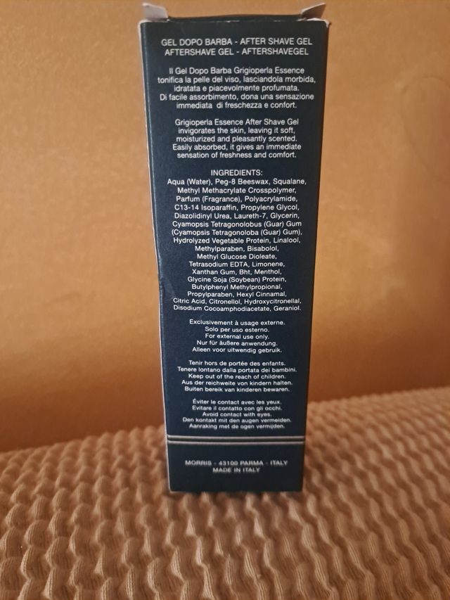 Grigioperla Essence Gel Dopobarba