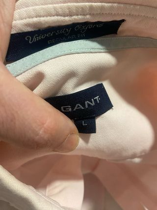 Camisa Gant rosa - Talla L