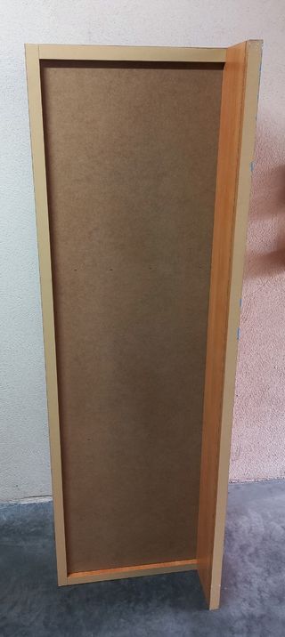 Estantería de madera color cerezo Vergara.