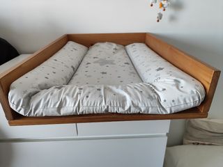 Cambiador bebé madera