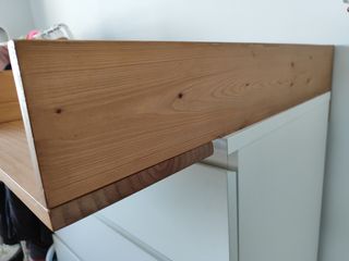 Cambiador bebé madera