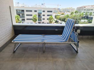 TUMBONA PLEGABLE ALUMINIO