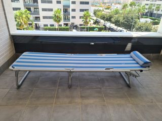 TUMBONA PLEGABLE ALUMINIO