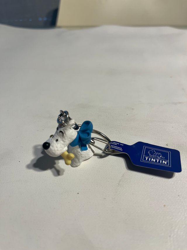 Llavero Milú Tintín PVC - Mounislart- 4 cm