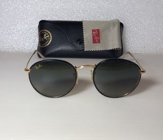 Ray-Ban Round full color- Negras/Doradas