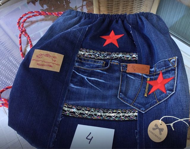 Mochila tejana artesanal - Flores o Flamenco