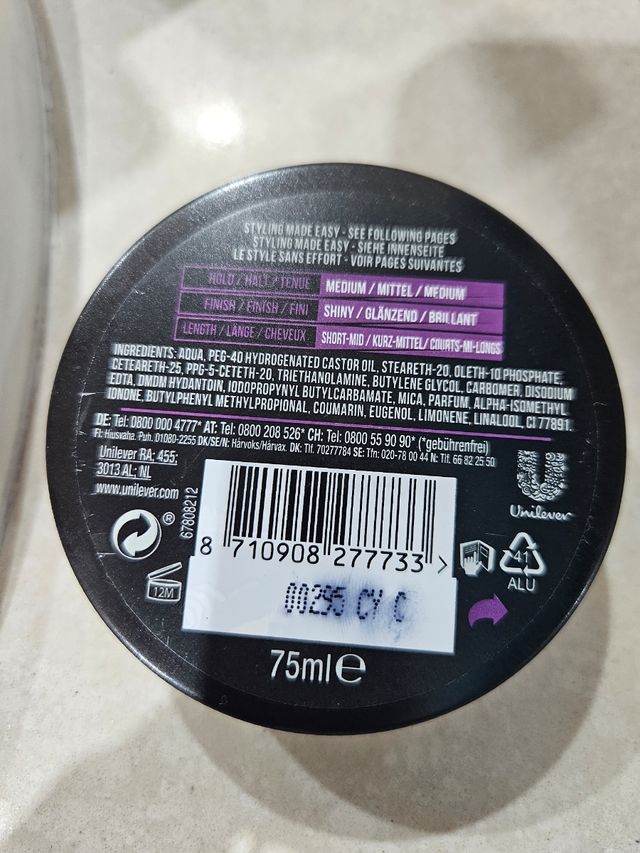 Axe Signature Classic Look Cera para el Pelo