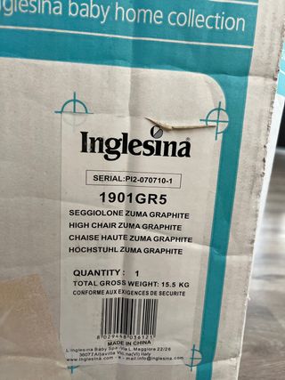 Seggiolino Inglesina Zuma Graphite
