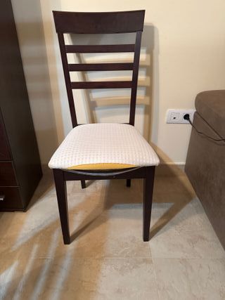 Silla Comedor Madera - Beige