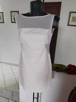 Abito bianco Zara - tg.L